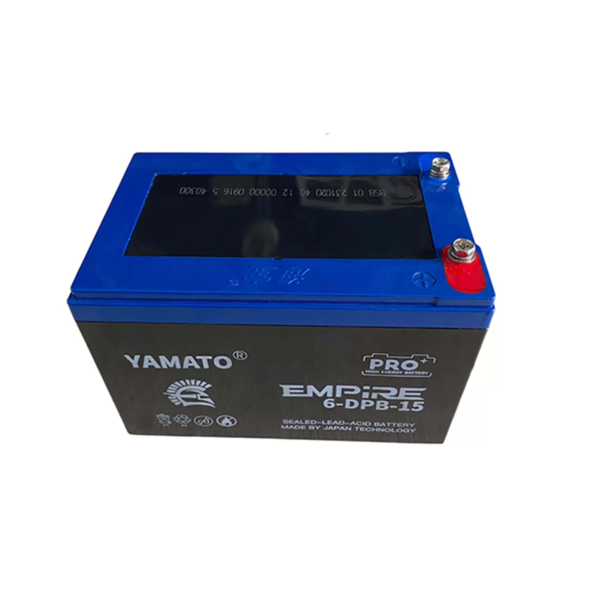 Ắc Quy Xe Đạp Điện Yamato Empire 6-DPB-15 Pro +, Hàng Dòng Cao Cấp