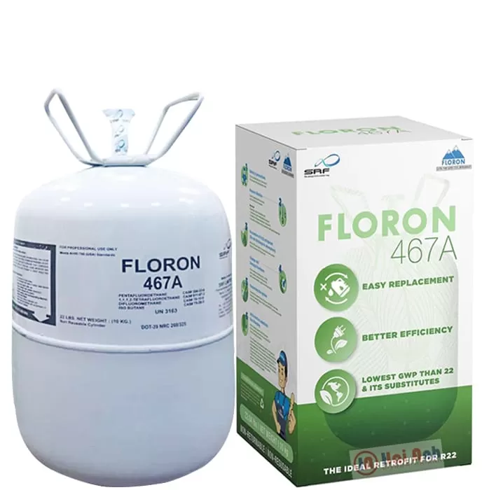 Gas lạnh Floron R467A 10 Kg - SRF Ấn Độ