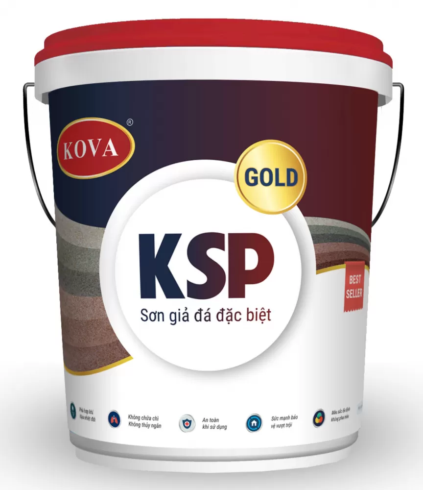 Sơn giả đá Kova KSP vảy nhỏ